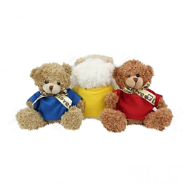 16cm短毛絨坐姿小熊