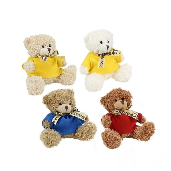 16cm短毛絨坐姿小熊