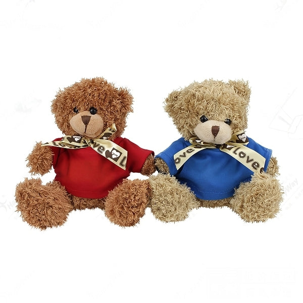 16cm短毛絨坐姿小熊