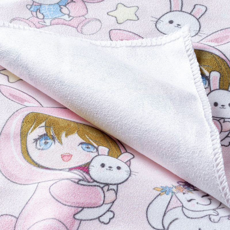 雙面絨麂皮毛巾