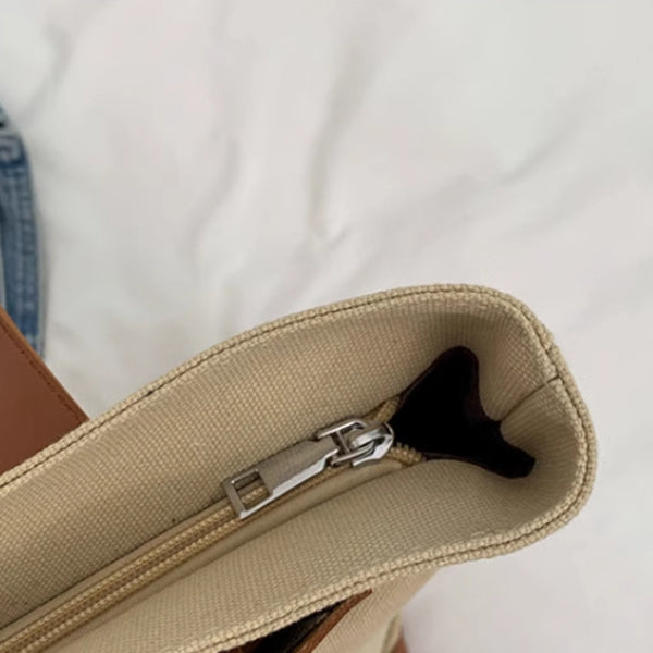 單肩手提帆布袋