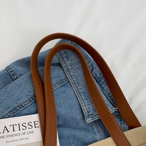 單肩手提帆布袋