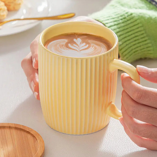 400ml馬卡龍陶瓷馬克杯(附蓋)