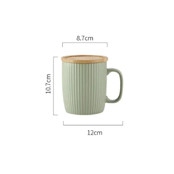 400ml馬卡龍陶瓷馬克杯(附蓋)
