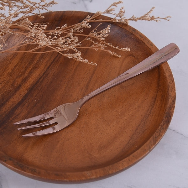 玫瑰金410不鏽鋼叉子