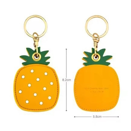 PU皮革門禁卡套鑰匙圈