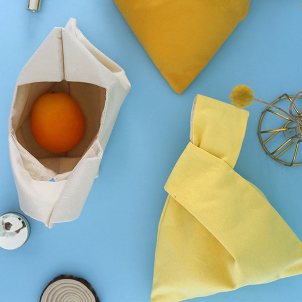 8安純棉帆布手腕手提袋