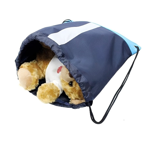 反光條雙肩背袋束口包