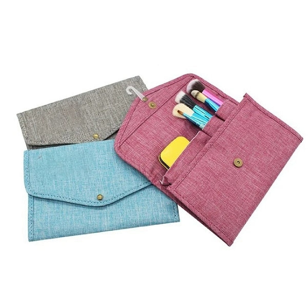 牛津布信封造型化妝收納包