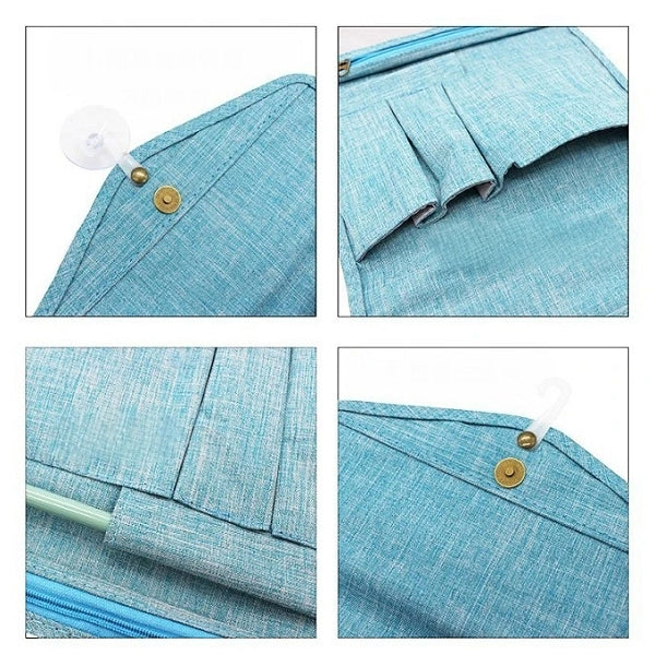 牛津布信封造型化妝收納包