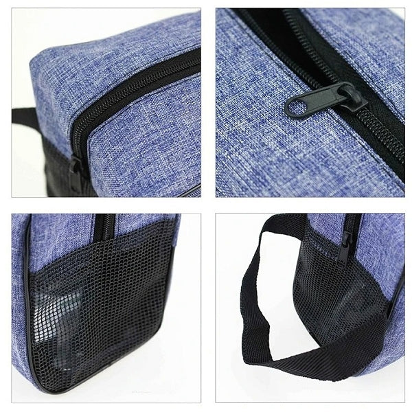 手提多色方形收納包