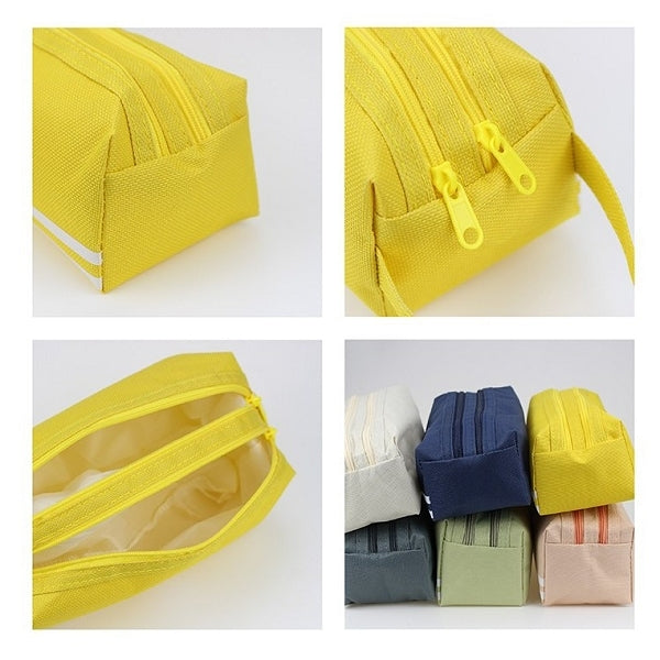 大容量雙層筆袋