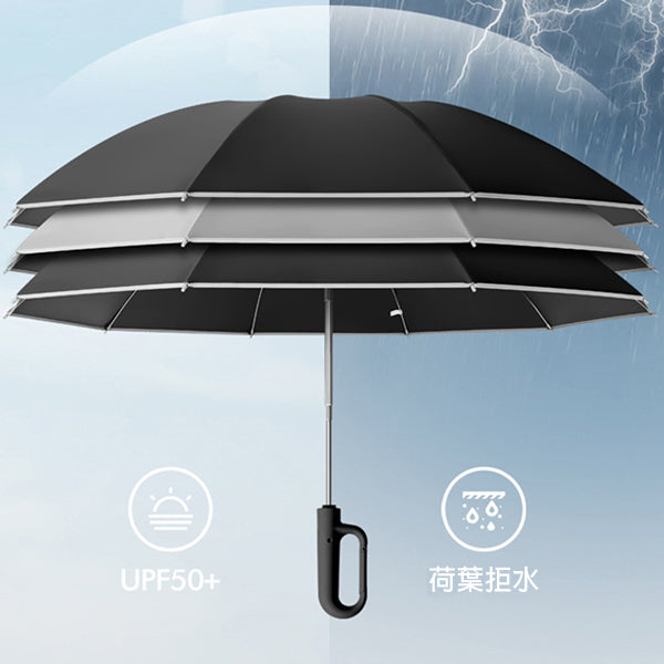 23吋自動折疊傘