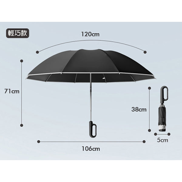 23吋自動折疊傘