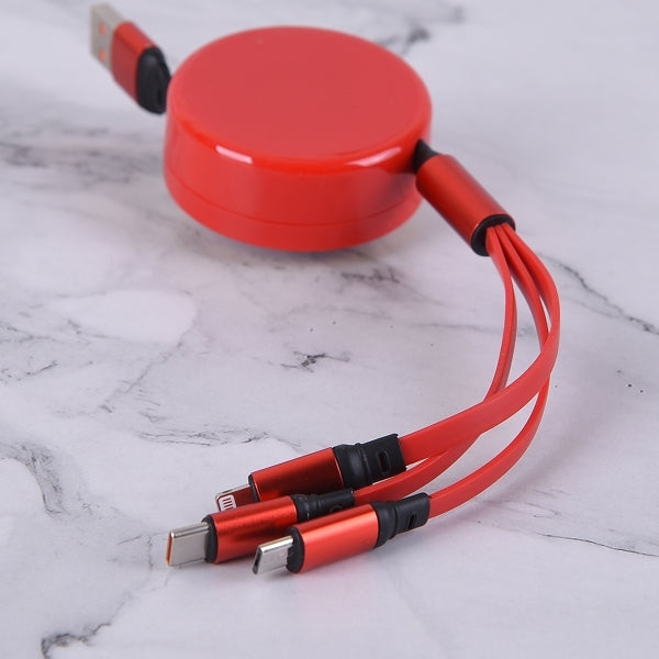 蛇年太空艙三合一充電線