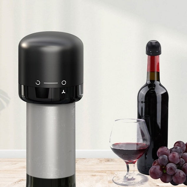 旋轉式防漏紅酒瓶塞