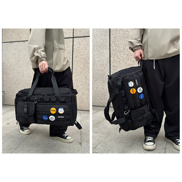 手提肩背兩用大容量運動旅行袋