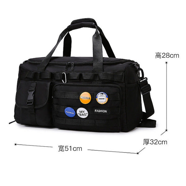 手提肩背兩用大容量運動旅行袋