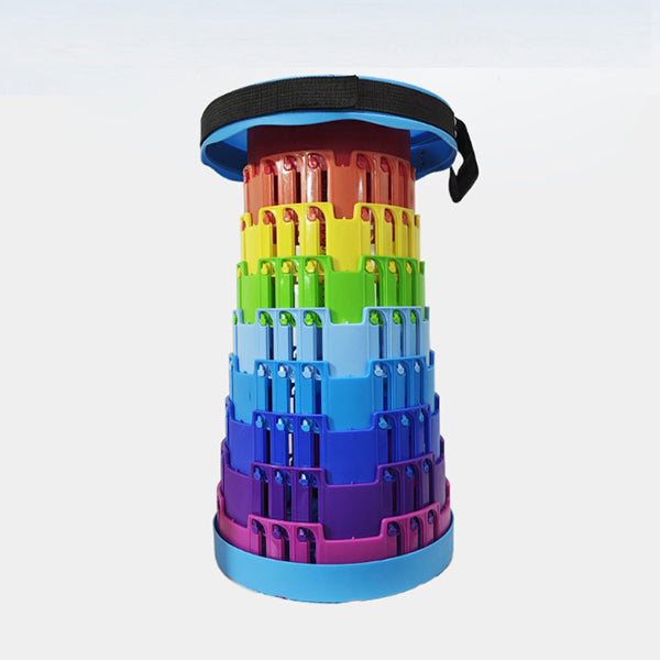 彩虹伸縮摺疊椅