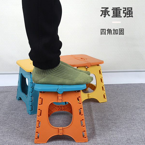 手提塑膠摺疊椅-輕便露營椅