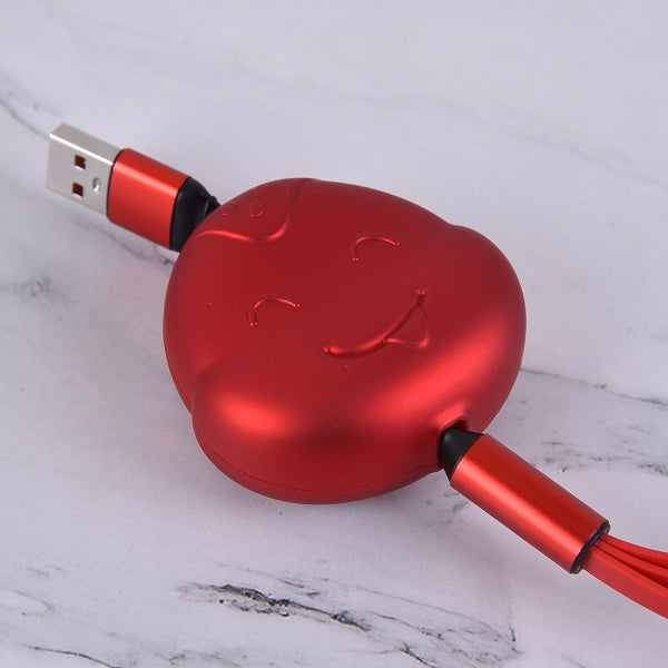 蛇年造型三合一充電線