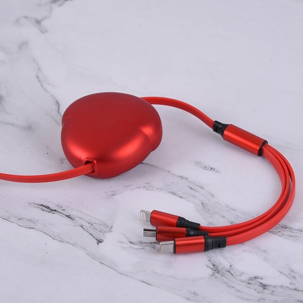 蛇年造型三合一充電線