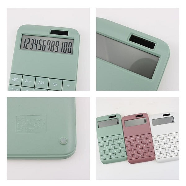 簡約平面大按鈕計算機