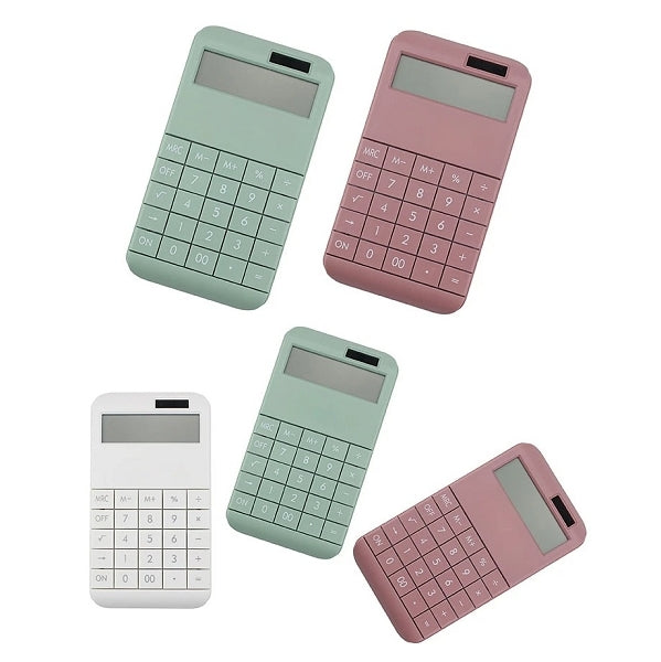 簡約平面大按鈕計算機