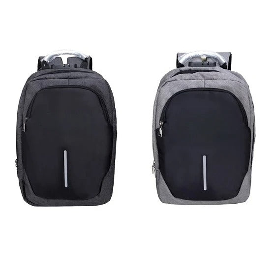 牛津布密碼鎖旅行後背包