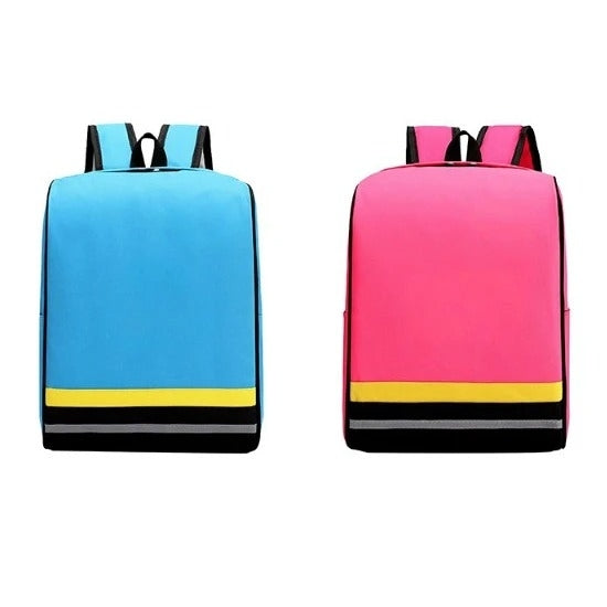 拼接色兒童雙肩書包