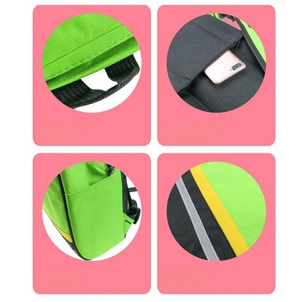 拼接色兒童雙肩書包