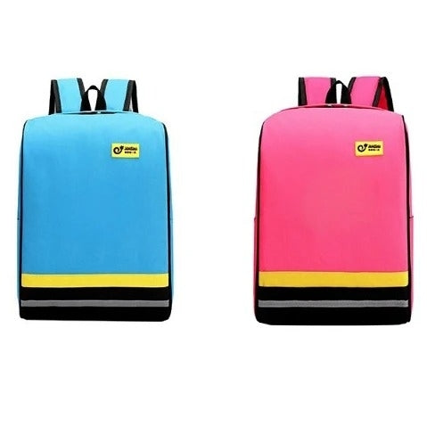 拼接色兒童雙肩書包