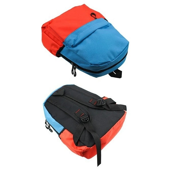 拼接色兒童雙肩書包