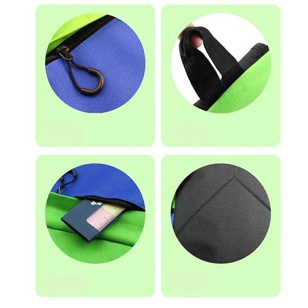 拼接色兒童雙肩書包