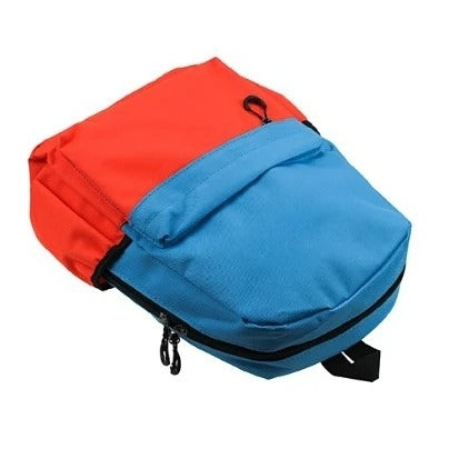 拼接色兒童雙肩書包