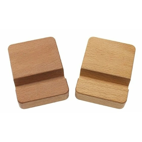 長方形實木手機支架