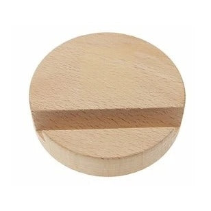 圓形實木手機支架