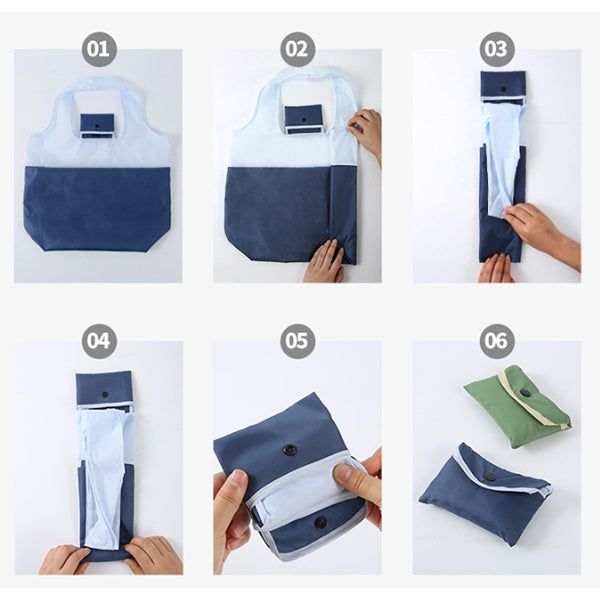 滌淪環保購物袋-摺疊收納袋