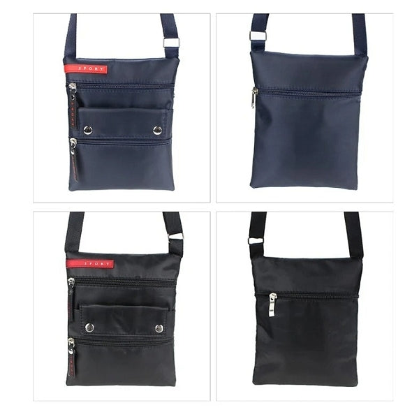 多層收納單肩包