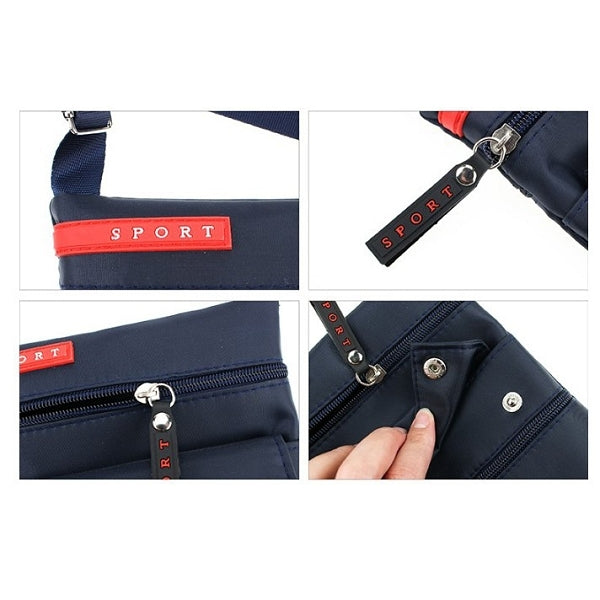 多層收納單肩包