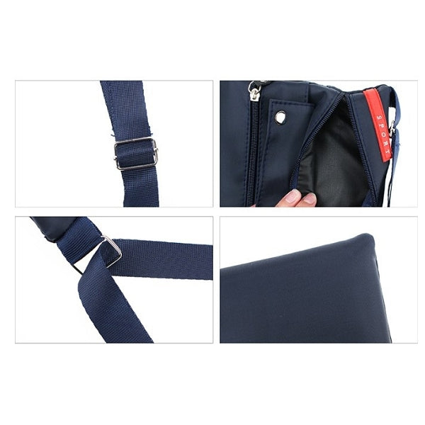 多層收納單肩包