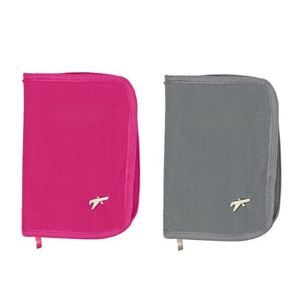 多層收納短版護照包