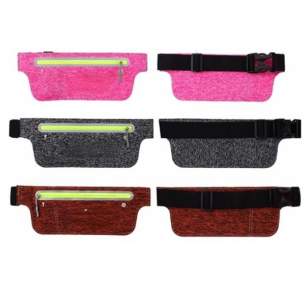 螢光色貼身防水腰包