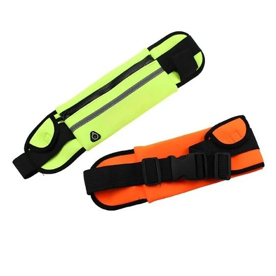 潛水布反光條貼身腰包