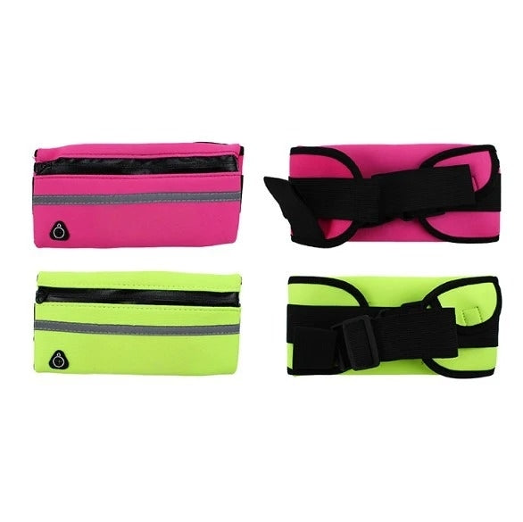 潛水布反光條貼身腰包