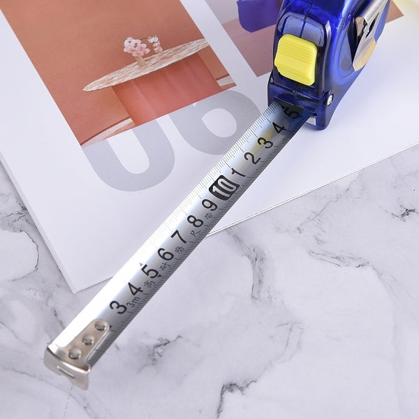 透明藍色3米鋼捲尺