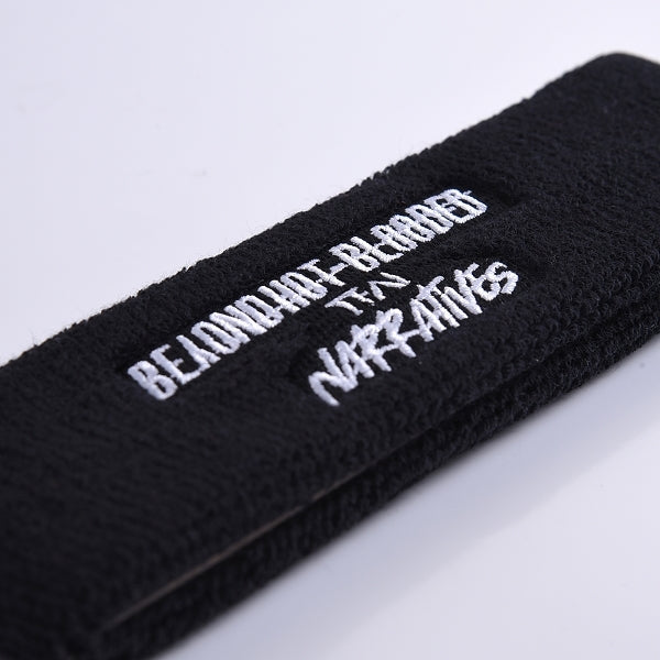 窄版棉質運動髮帶