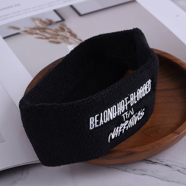 窄版棉質運動髮帶