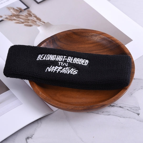 窄版棉質運動髮帶