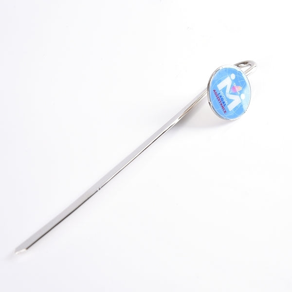 立體金屬書籤-絨布燙金收納袋